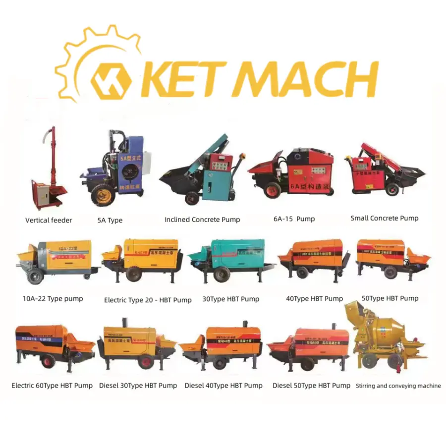 Cheapest Concrete Pump Used Portable Concrete Pump Mini Machine for Sale — image 6