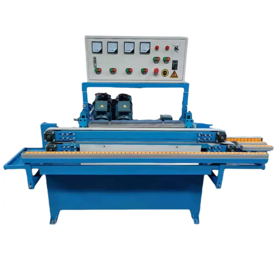 Glass Straight Line Polishing Edger with 45 Angle/Glass Straight Edge Bevel Edge Edging Machine — view 1
