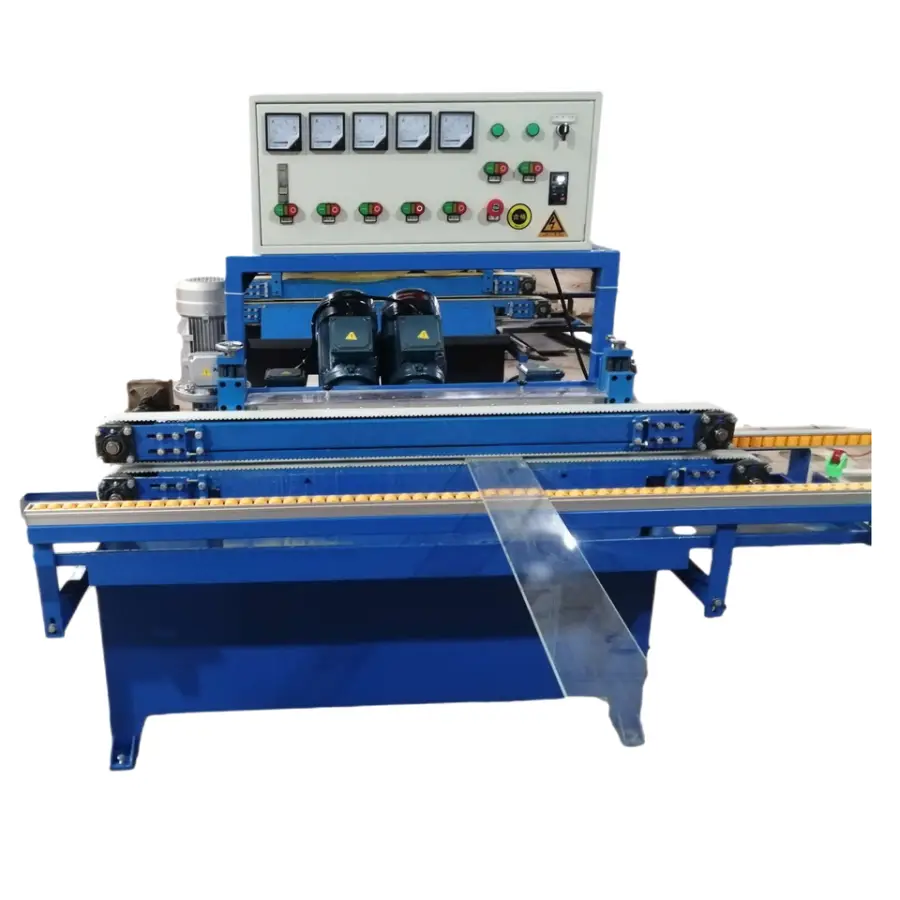 Glass Straight Line Polishing Edger with 45 Angle/Glass Straight Edge Bevel Edge Edging Machine — image 7