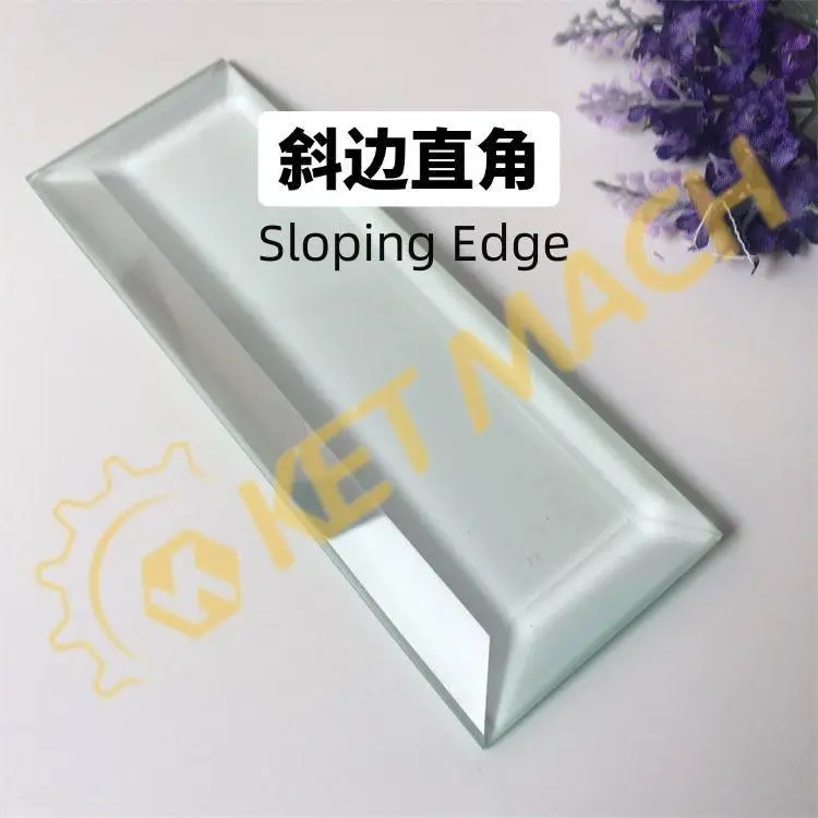 Motors Glass Flat Edger and Variable 45 Degree Chamfer Glass Miter Edging Machine — view 3