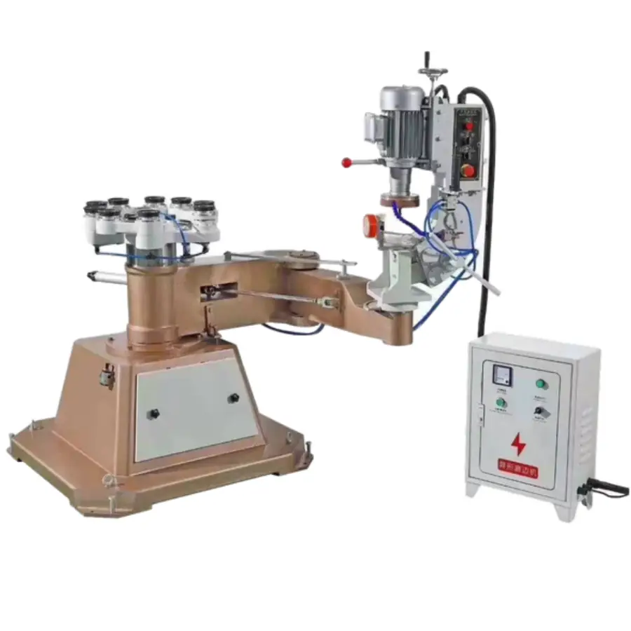 Easy Grinding Edging Glass Cylinder Round Edge Inner Hole Making Machine — image 6