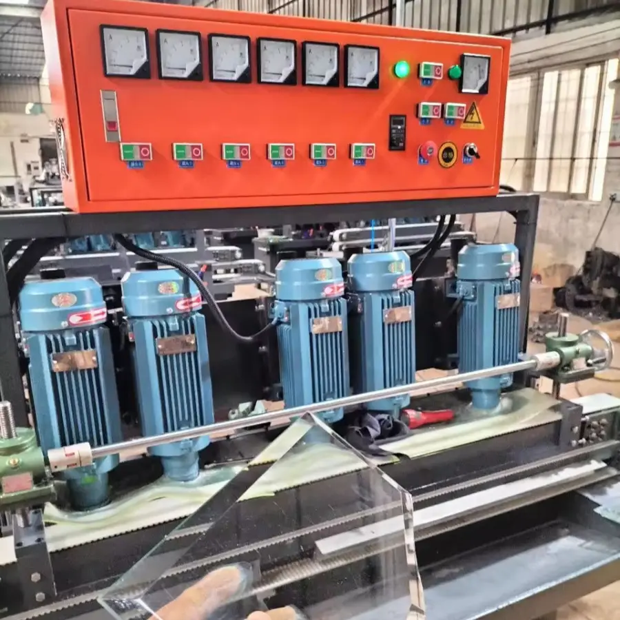 Glass Beveling Edging Machine Glass Bevelled Edger Machine CNC Low Energy Consumption Edge Polishing Milling Machine — view 1