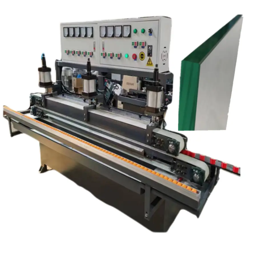 Portable Glass Edge Polishing Machine to Bevel Glass Edging Machine Grinding Automatic Glass Processing Machinery — view 1