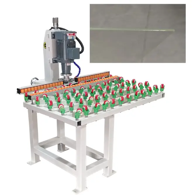Double Head Fast Glass Grinding Machine Double Head Small Straight Line Edge Grinding Machine Processing Thickness 3-15m — view 4
