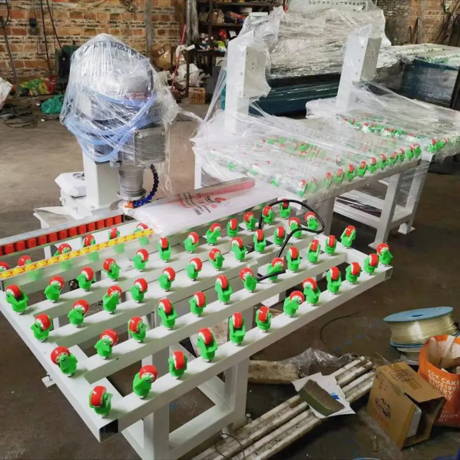 Double Head Fast Glass Grinding Machine Double Head Small Straight Line Edge Grinding Machine Processing Thickness 3-15m — view 5