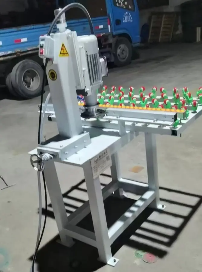 Single Head Glass Edge Grinding Machine Glass Straight Line Round Edge Machine Glass Chamfering Machine — image 6