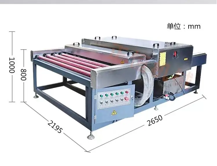 KET Fully Automatic Industrial Horizontal Window Door Glass Washing and Drying Machine Glass Cleaning Machine — image 3
