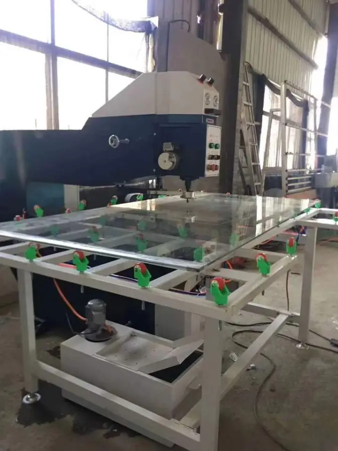 KET HOT SELLING High Quality Window and Door Making Line Automatic Glass Drilling Machine — image 5