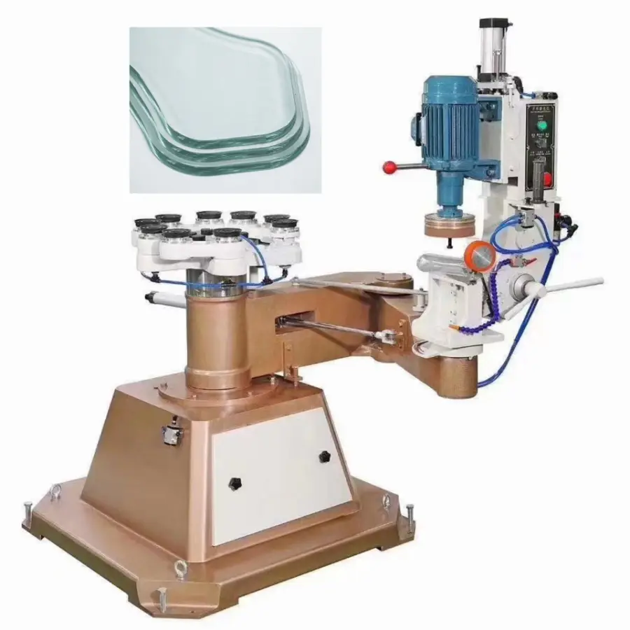 KET Multifunctional Glass Shape Grinding Edging Machine Factory Price for Sale — view 1