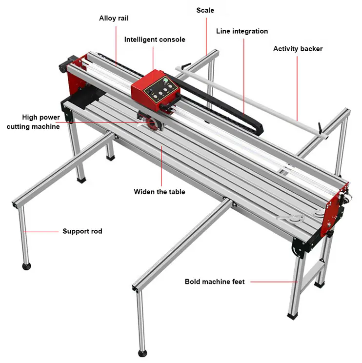 Kaiertan Tile Cutting Machine Marble Cutting Manual Automatic 45 Degrees Cutting Machine 800mm/1200mm Customize — image 3