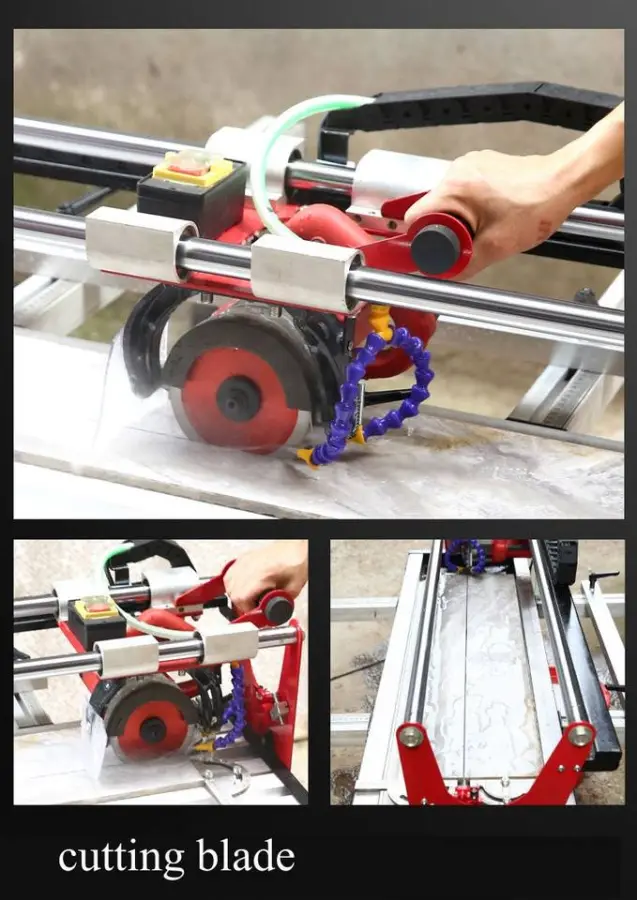 Automatic Cutting Machine Stone Marble Tile Saw Electric Convenient 45 Degree Tile Cutting Machine — image 5