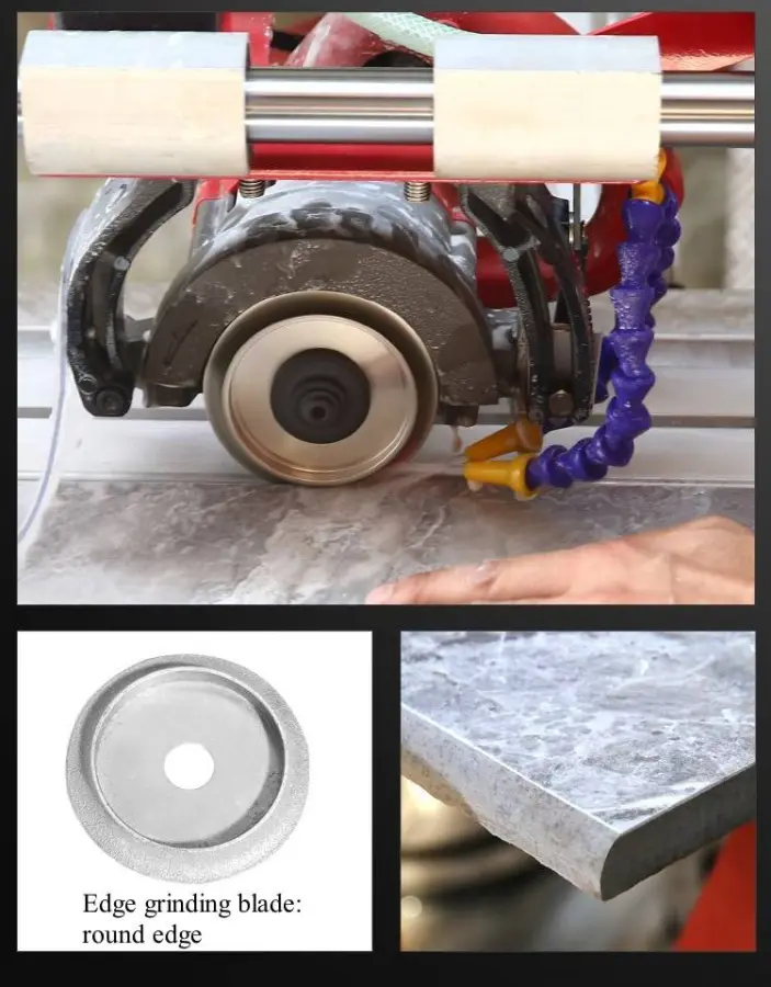 Automatic Cutting Machine Stone Marble Tile Saw Electric Convenient 45 Degree Tile Cutting Machine — image 6