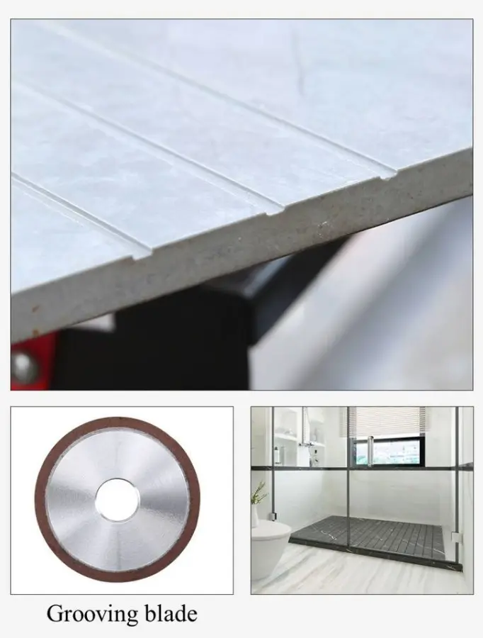 Automatic Cutting Machine Stone Marble Tile Saw Electric Convenient 45 Degree Tile Cutting Machine — image 7