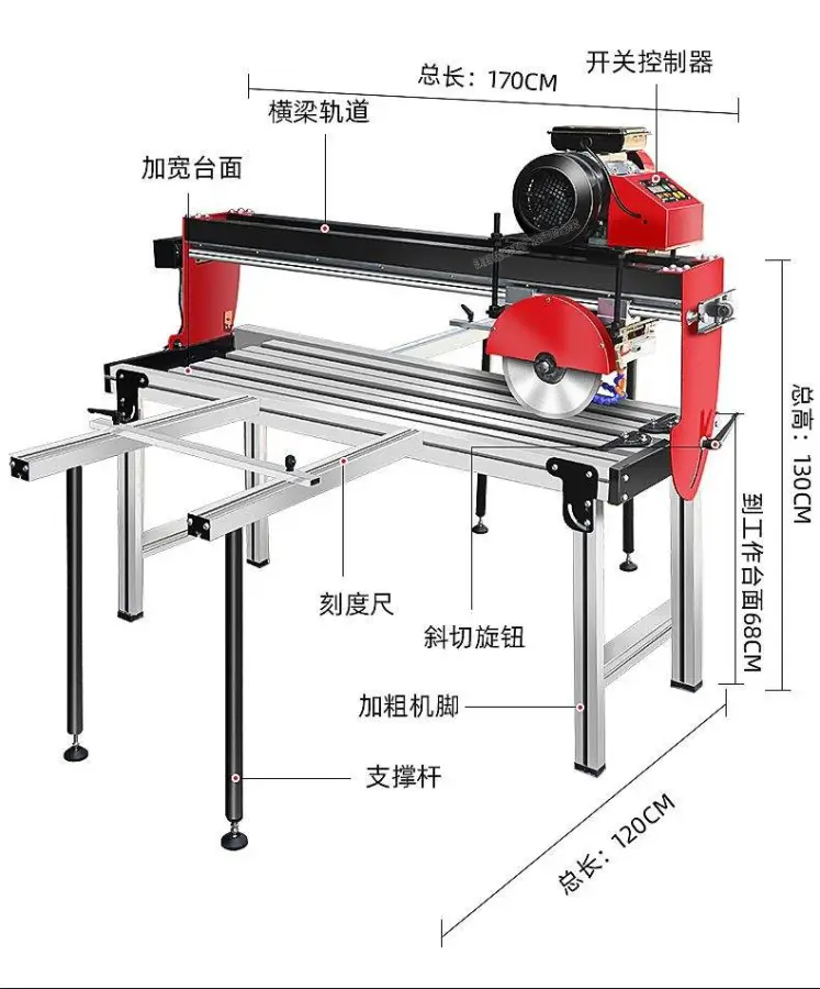 KET Hot Heavy-duty Tile Cutting Machine Selling Stone Cutting Multifunctional Fully Automatic 45 Degrees Cutting Machine — image 5
