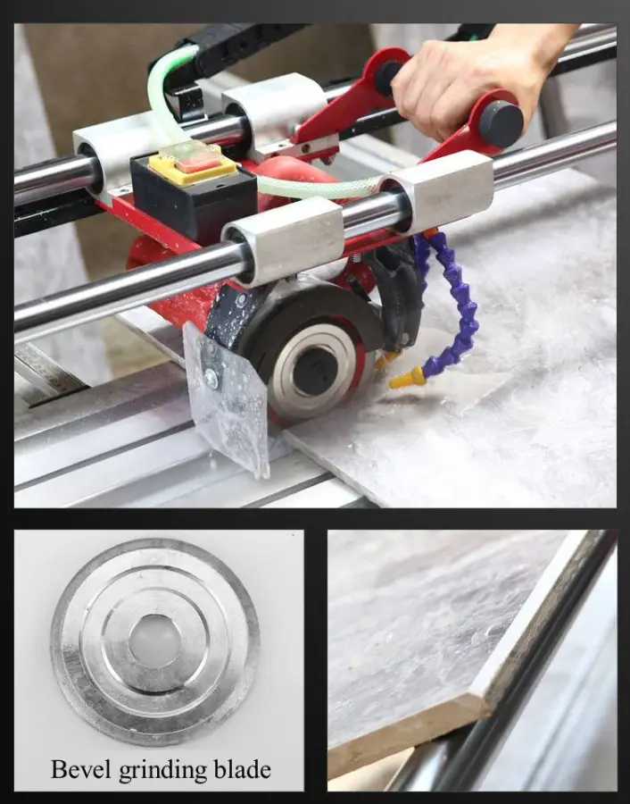 KET Semi-Automatic Professional Tile Cutter Ceramic Granite Marble Waterjet Desktop Cutting Machine Good Quality Stone Machinery — image 4