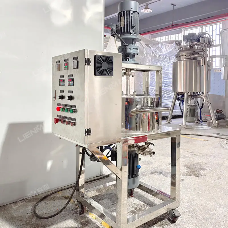 Factory Original 25L Stainless Steel Liquid Detergent Cosmetic Creams Dishwashing Liquid Lotion Mixing Machine Homogeniz — view 2