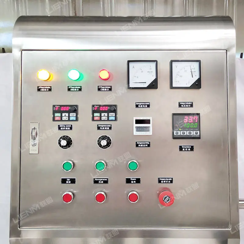 High Quality Liquid Soap Making Machine Mixer Steam Electric Heating SS Hand Sanitizer Detergent Mixing Making Machine — image 4
