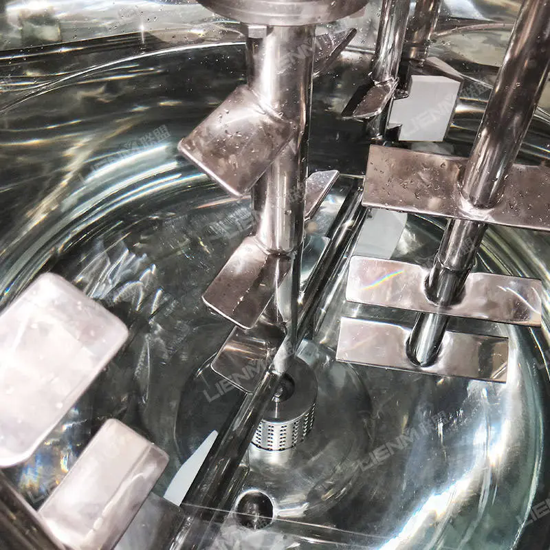 High Quality Liquid Soap Making Machine Mixer Steam Electric Heating SS Hand Sanitizer Detergent Mixing Making Machine — image 7
