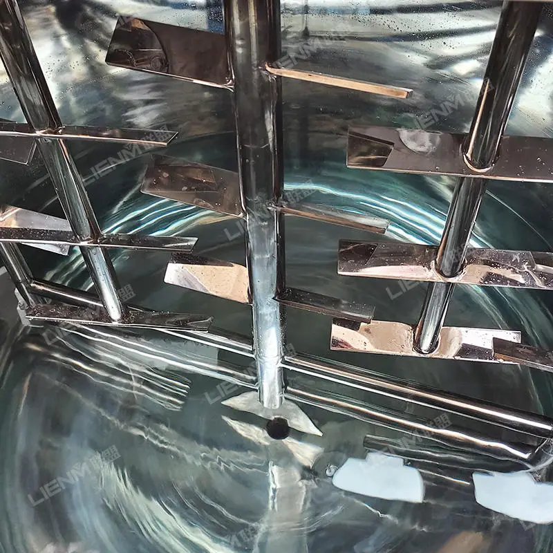 50L 60L 100L 200L 300L 500L 1000L Liquid Mixed tank for Cosmetic Mixing tank Stainless Steel Liquid Soap Mixing tank — image 5