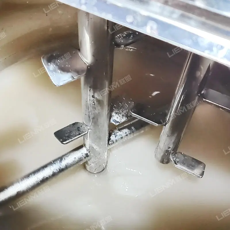 50L 60L 100L 200L 300L Industrial Mixing tank with Agitator Liquid Soap Mixing tank SS Liquid Mixed tank Cosmetic Mixing tank — image 5