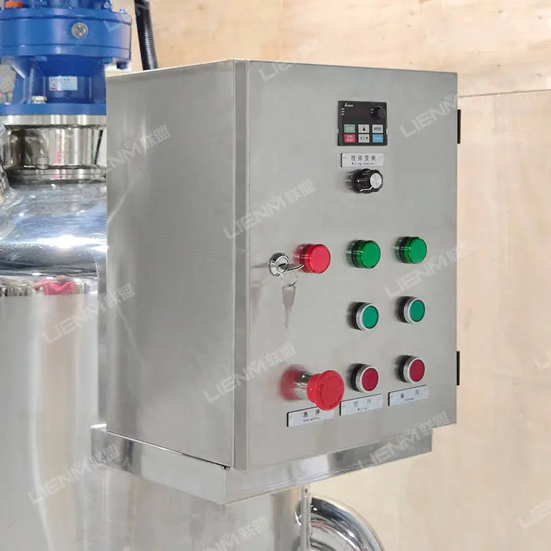 Lienm Stainless Steel 304/316 Liquid Detergent & Shampoo Mixing Tank with Agitator and Pump Customizable Capacity — image 4