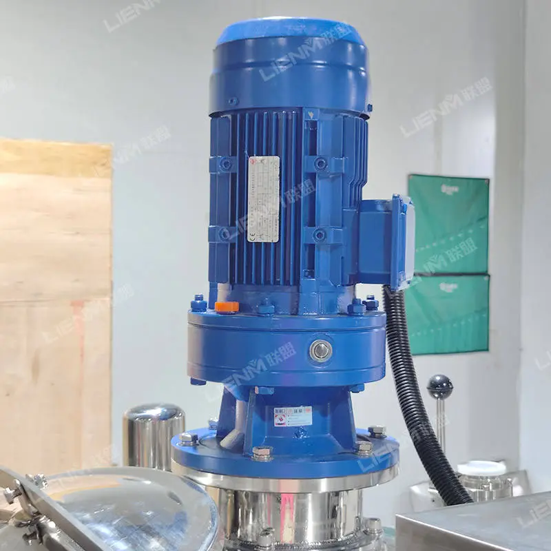 Lienm Stainless Steel 304/316 Liquid Detergent & Shampoo Mixing Tank with Agitator and Pump Customizable Capacity — image 5