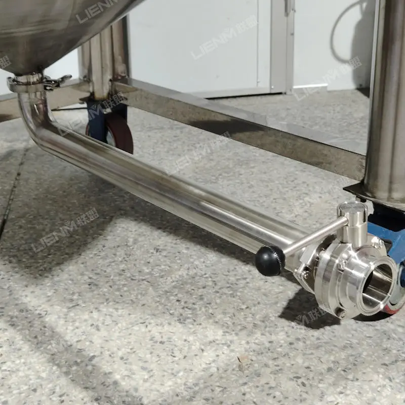 Factory Original Liquid Detergent Mixer Machine Making Machine 500L 1000L Liquid Soap Mixer Machine Liquid Mixing Equipment — image 6