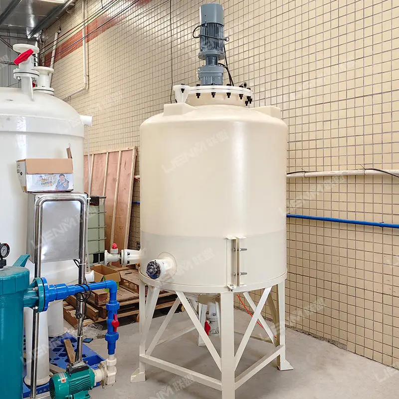 Cheap Plastic Mixing Tank With Agitator Chemically Corrosive Liquids Industry Mixing Tank HDPE Plastic Mixing Tank — view 2
