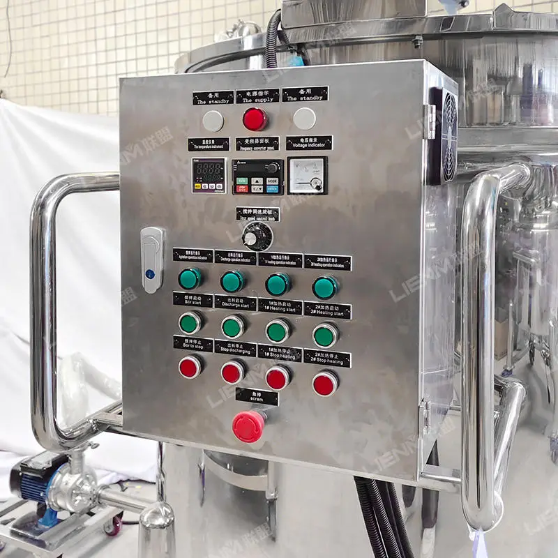 LIENM Customized Liquid Soap Production Mixer Making Machine 1000L SS Mixer Liquid Detergent Production Mixer — image 4