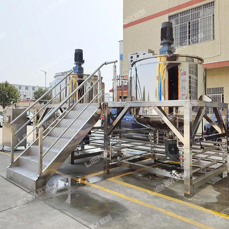 Business Stainless Steel High Capacity Liquid Soap Detergent Production Line with Motor Pump Gear for Chemicals Processing — image 3