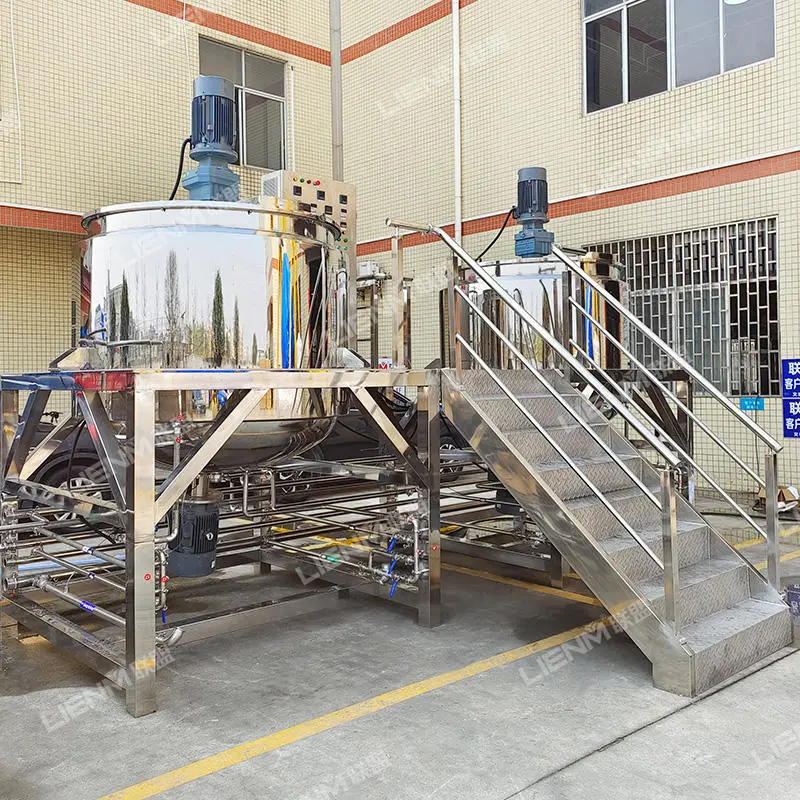 Business Stainless Steel High Capacity Liquid Soap Detergent Production Line with Motor Pump Gear for Chemicals Processing — image 4