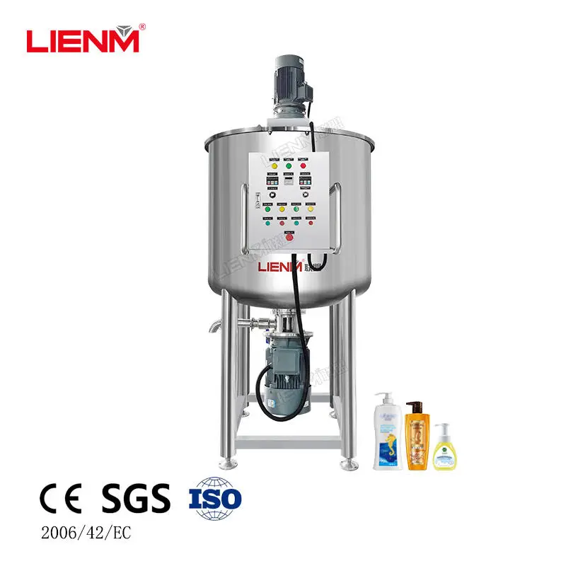 LIENM Stainless Steel 1000L Liquid Mixing Machine for Soap Detergent & Dishwashing Liquid with Motor High Productivity & — view 1