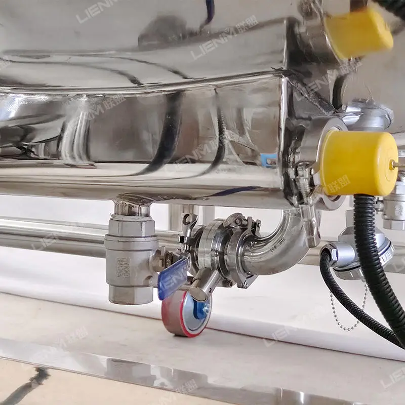 Super Stable Stainless Steel Liquid Mixing tank with Agitator for Making Cosmetics, Detergents, and Viscous Liquids CE ISO EU — image 5
