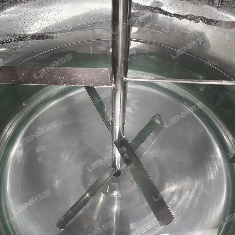 Super Stable Stainless Steel Liquid Mixing tank with Agitator for Making Cosmetics, Detergents, and Viscous Liquids CE ISO EU — image 6