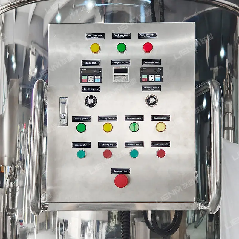 LIENM Stainless Steel 1000L Liquid Mixing Machine for Soap Detergent & Dishwashing Liquid with Motor High Productivity & Heating — image 4
