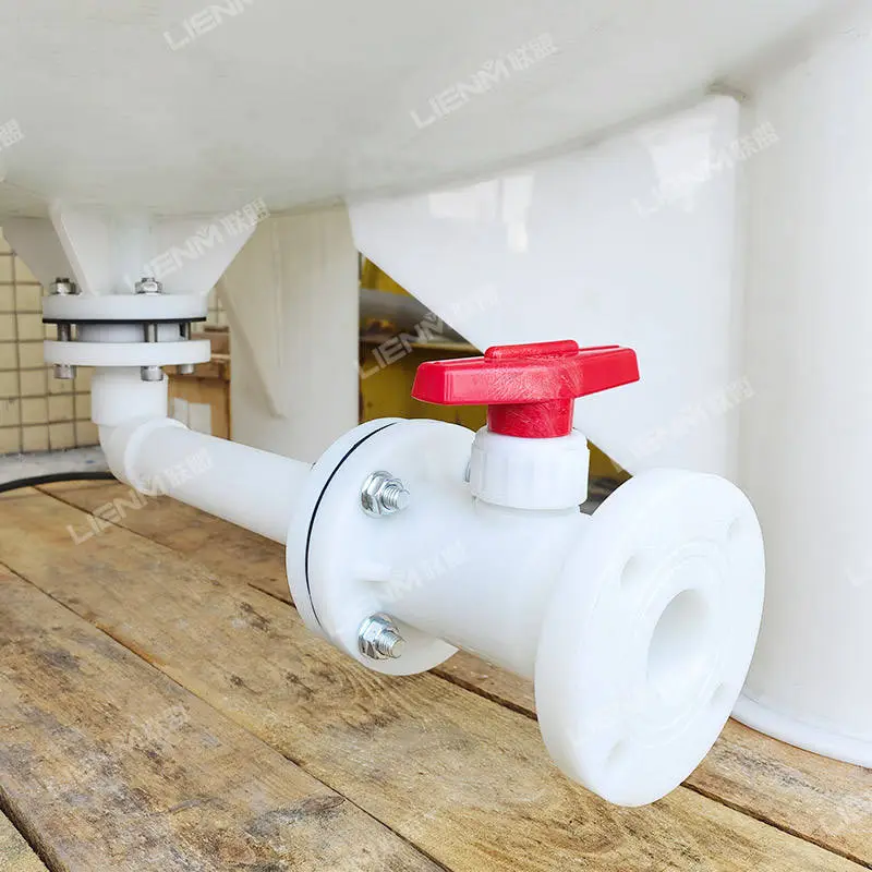 2500L Corrosion-resistant Liquid Mixing Tank With Agitator Bleach Corrosive Liquids Chemical Industrial Mixing Tank — image 7