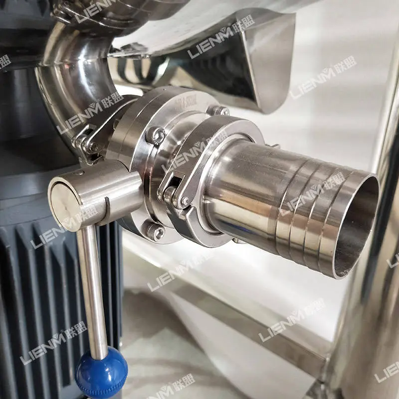 Small Vacuum Mixer for Cosmetic High Speed Vacuum Emulsifying Homogenizer Mixer tank Mobile Mixing Vacuum Machine — image 7