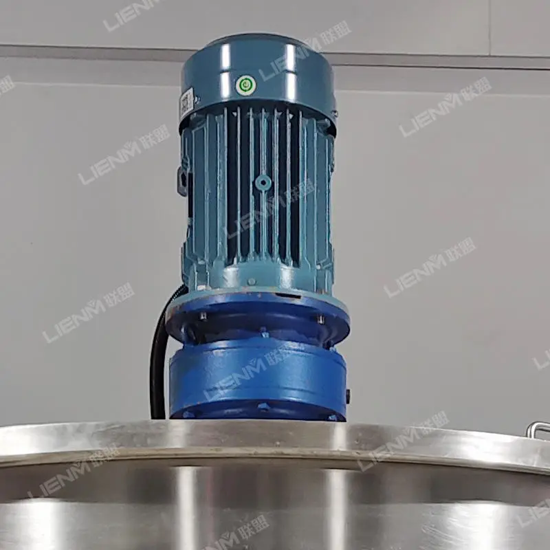 100L 500L 1000L Small Cosmetic Mixing Homogenizing Equipment High Sheer Mixer Cosmetic Tank Kettle Soap Cosmetic Machine Mixer — image 5