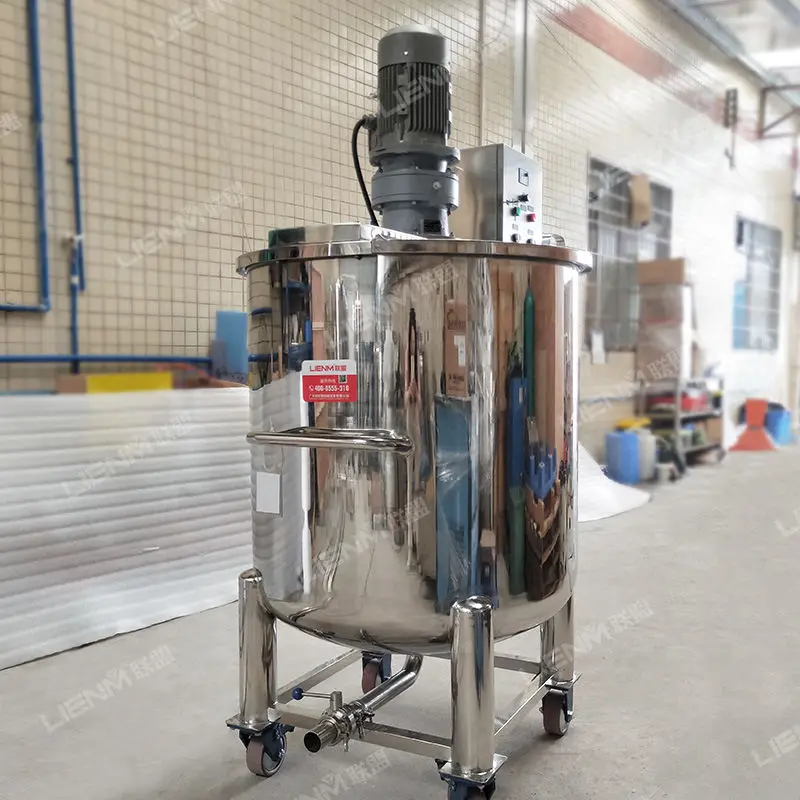 Factory Price Liquid Soap Shampoo Mixing Tank Making Machine Ss Shampoo Blending Mixer Shampoo Mixing Tank 500 l — image 3