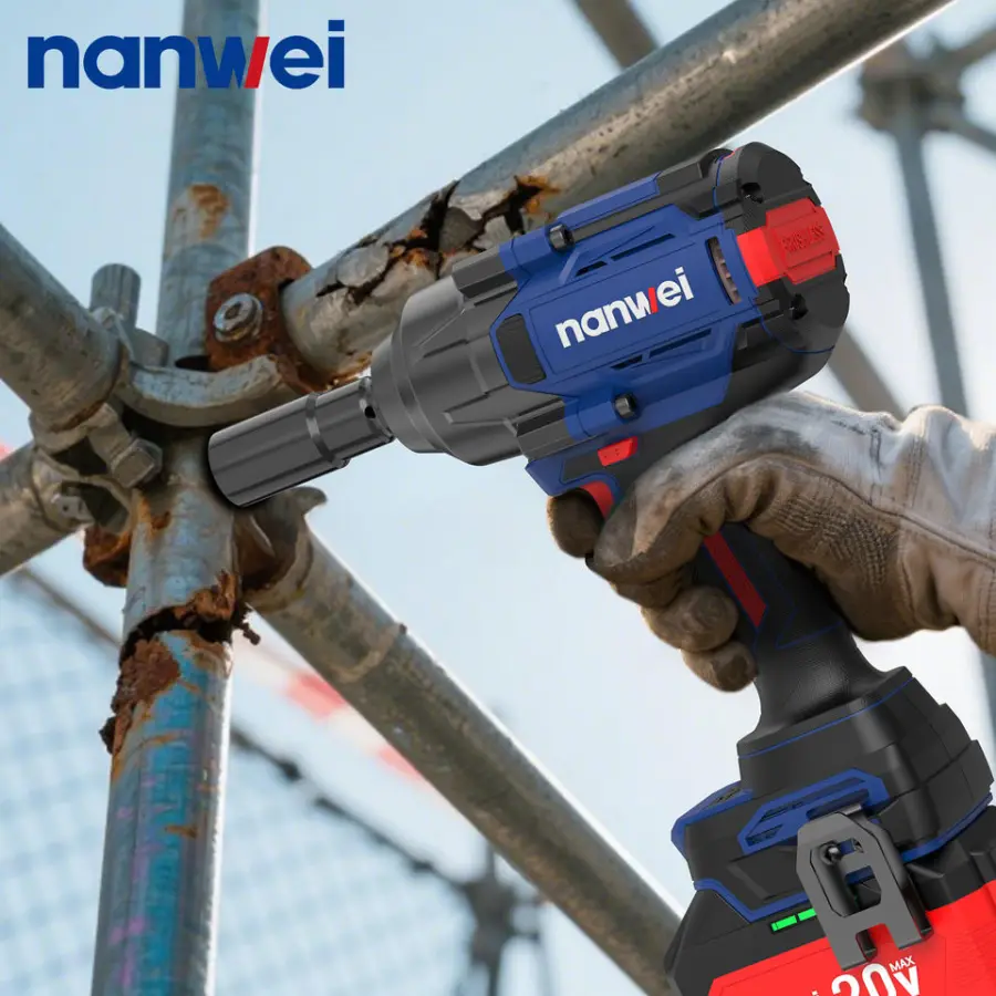 NANWEI 20V Lithium Battery Impact Wrench Cordless Brushless Motor Power Tools Impact Wrench — image 4