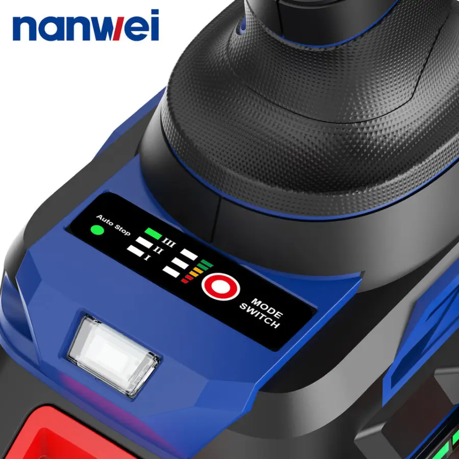 NANWEI 20V Lithium Battery Impact Wrench Cordless Brushless Motor Power Tools Impact Wrench — image 5