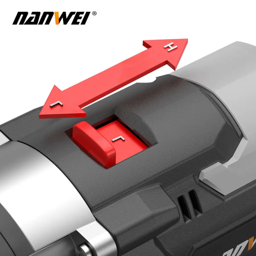 NANWEI Factory Price Cordless Drill Cordless Lithium Battery Drill 21v Wireless Rechargeable Powerful Impact Power Drill — image 5