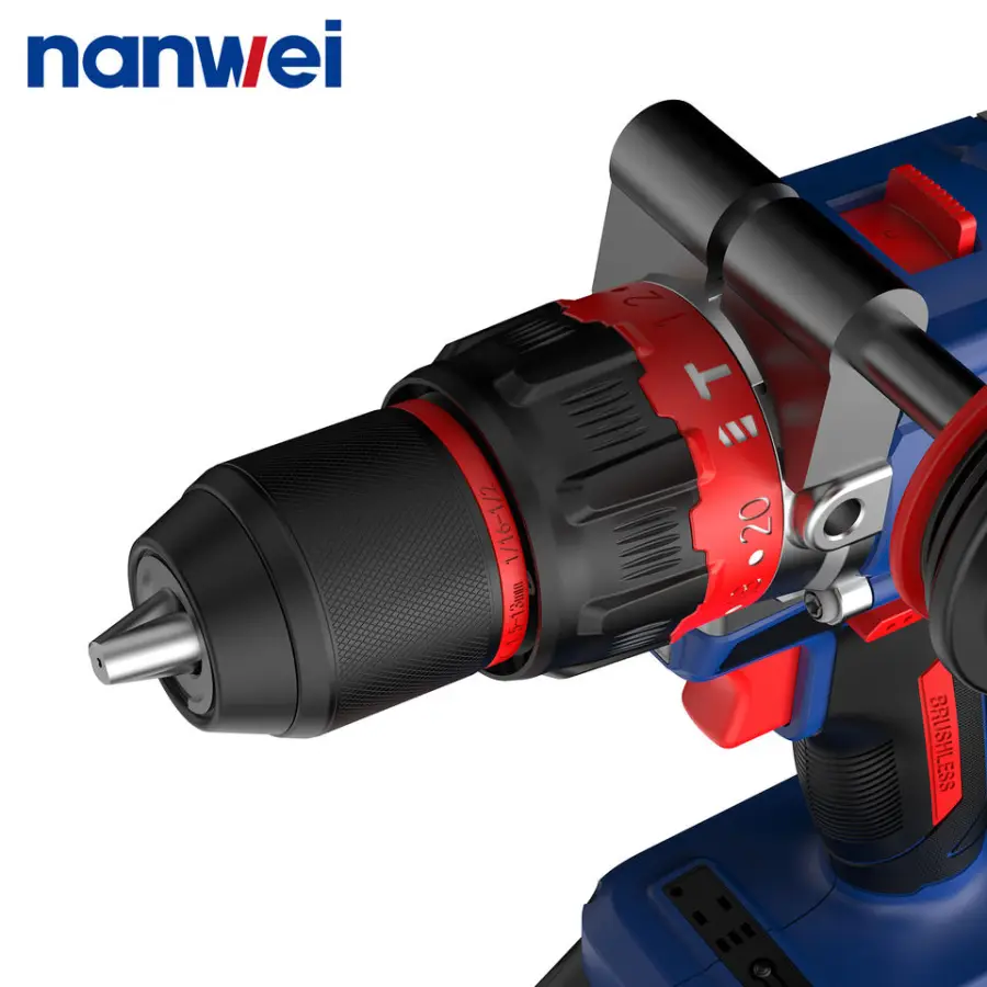 NANWEI Hot Selling Powerful Impact Drill 120N.m High Torque Rechargeable Lithium Battery Screwdriver — image 5