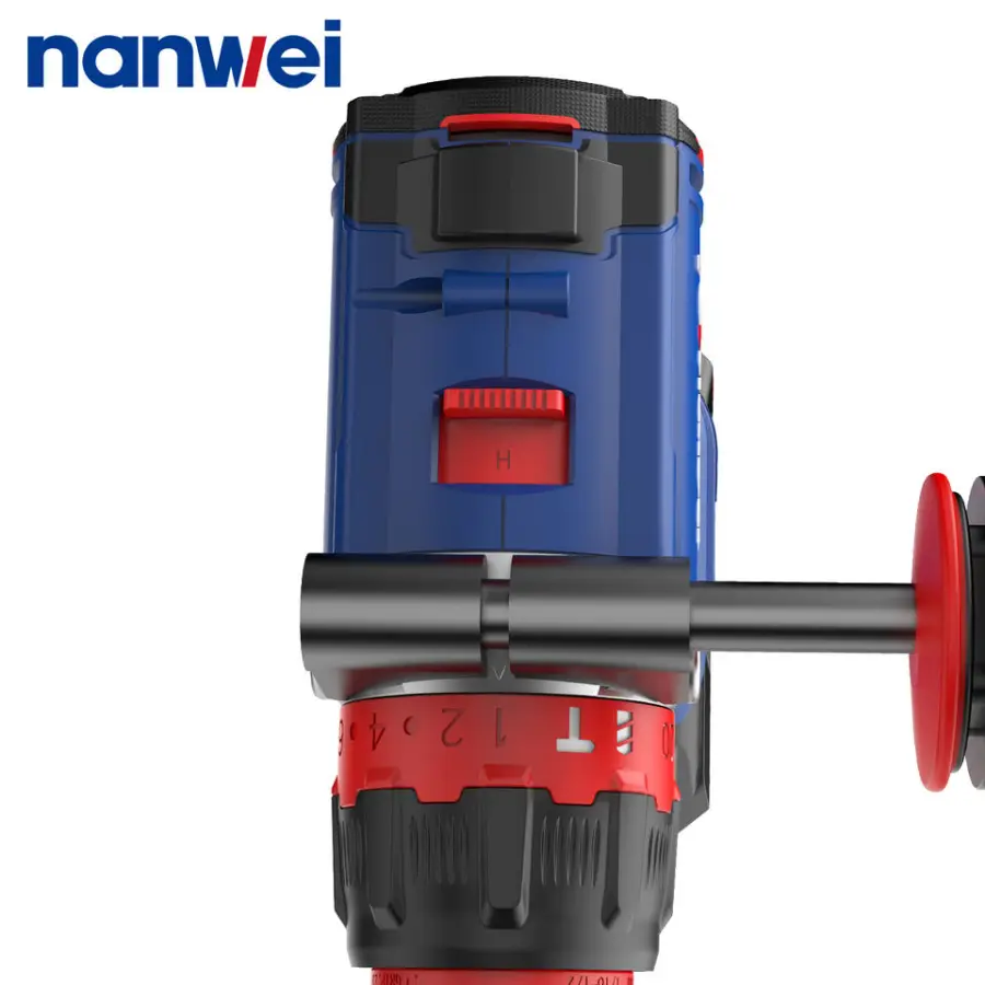 NANWEI Hot Selling Powerful Impact Drill 120N.m High Torque Rechargeable Lithium Battery Screwdriver — image 7
