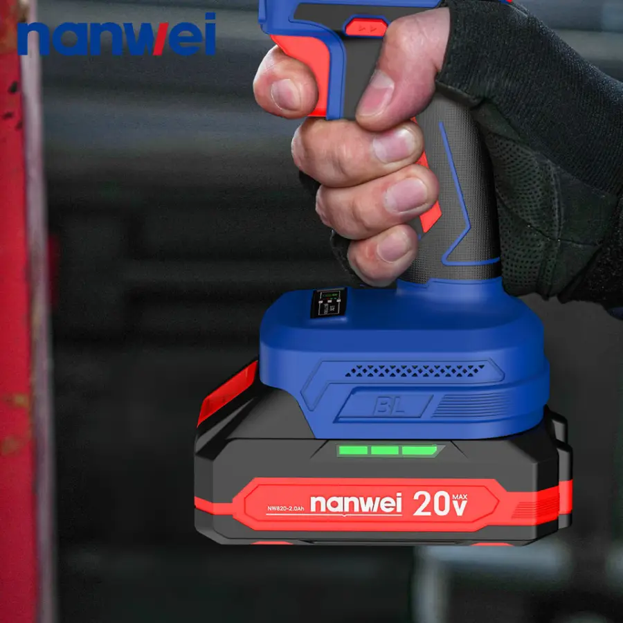 NANWEI Factory Wholesale Power Drills 13MM Lithium Battery Screw Driver Drilling Tools Support OEM — image 7