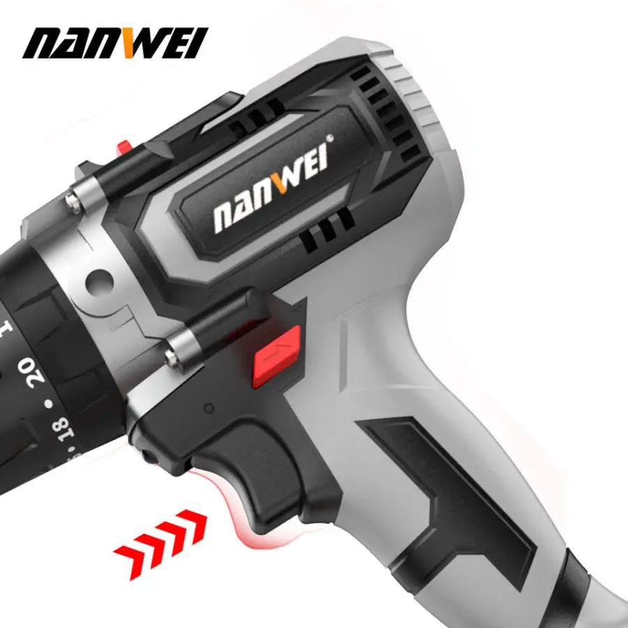 Power Tools Manufacturer Supply 13mm 150Nm Brushless Motor Electric Tools Multi-function Impact Drill — image 6
