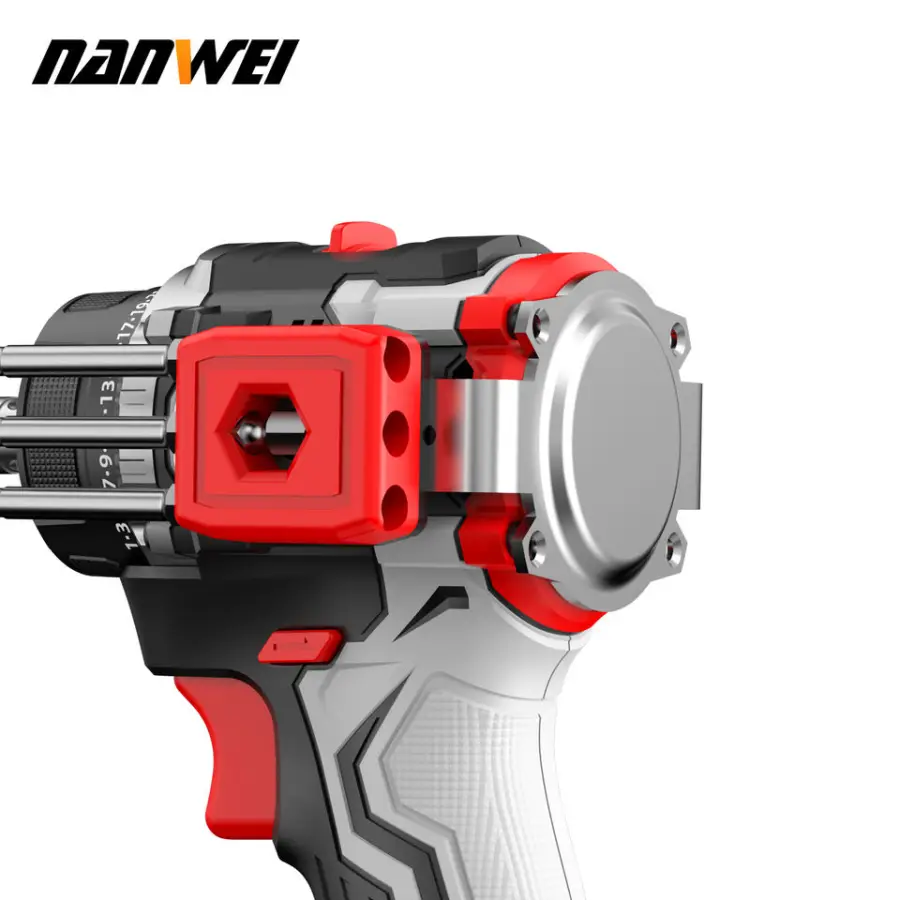 NANWEI Wholesale 20V Cordless Drill Set 4 in 1 Multi-functional OEM Support Electric Power Screw Driver — image 5