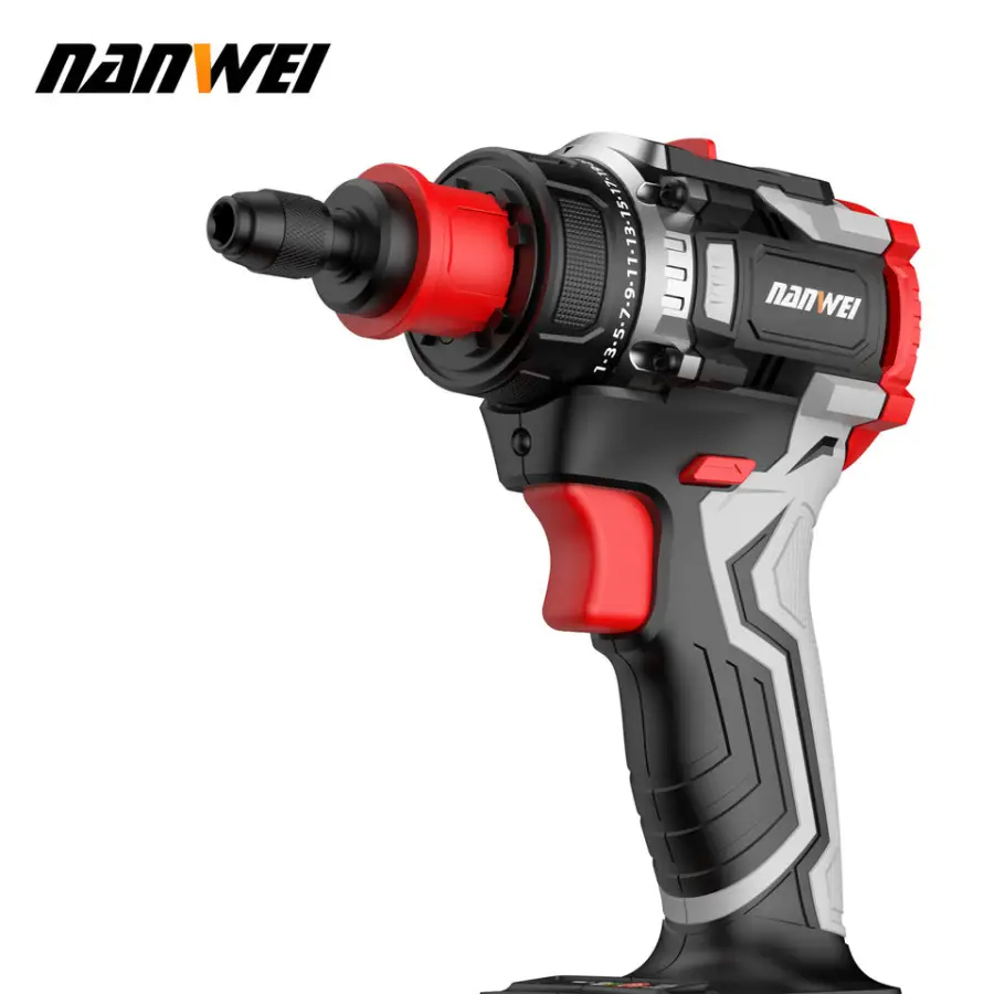 NANWEI Wholesale 20V Cordless Drill Set 4 in 1 Multi-functional OEM Support Electric Power Screw Driver — image 6