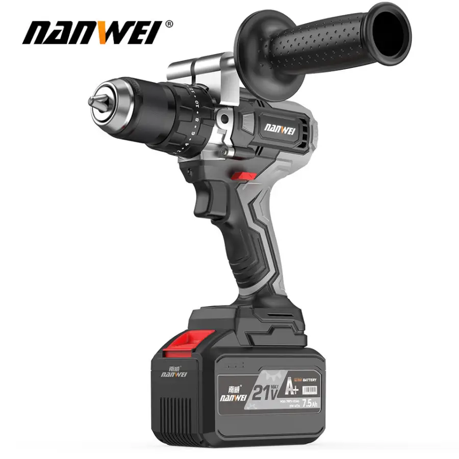 Nanwei Impact Including Accessories OEM ODM 21V Cordless Multifunctional Power Drill — view 1