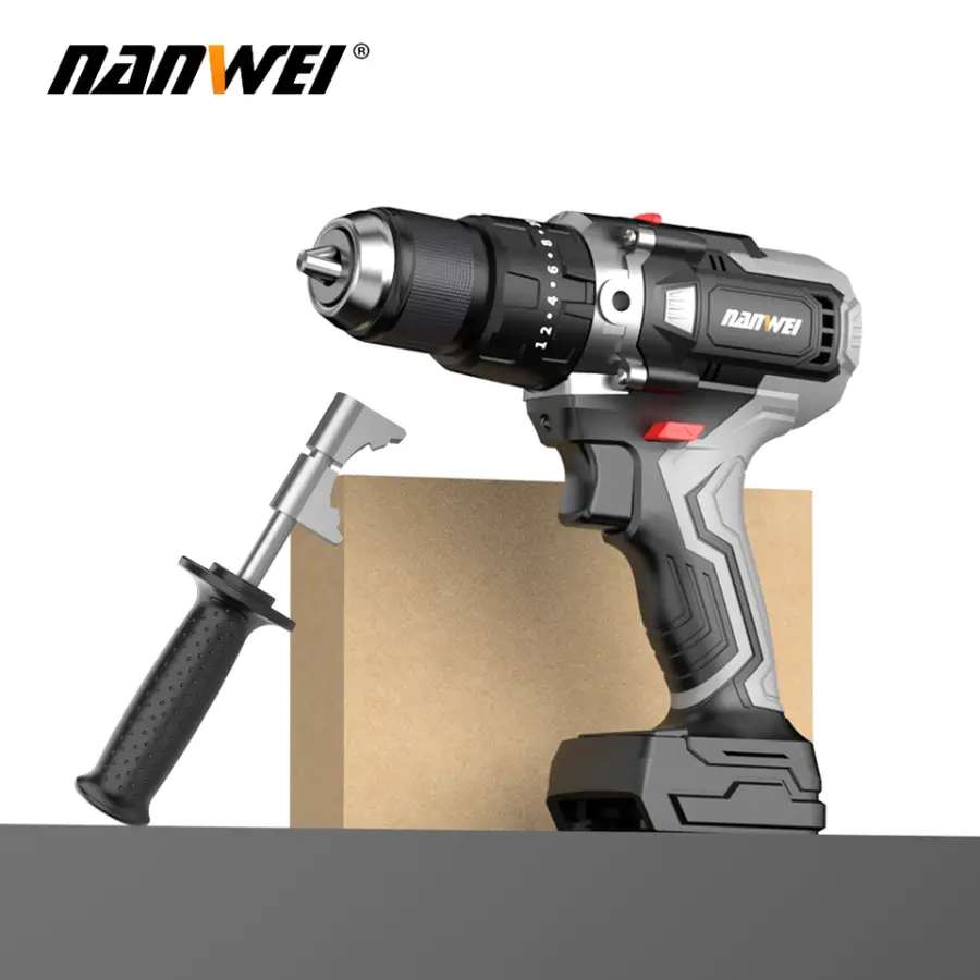Nanwei Impact Including Accessories OEM ODM 21V Cordless Multifunctional Power Drill — view 6